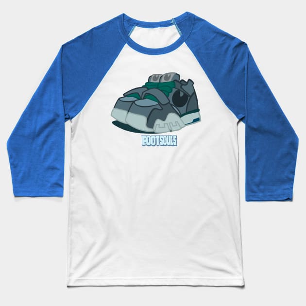 Footsouls 6 Baseball T-Shirt by Dedos The Nomad